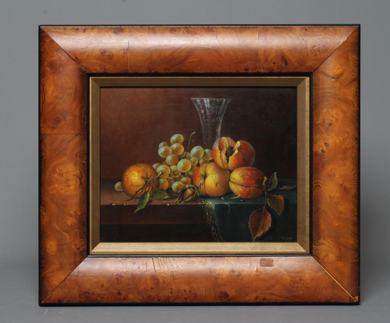 TIBOR CORN (b.1958) Still life of Peaches Image