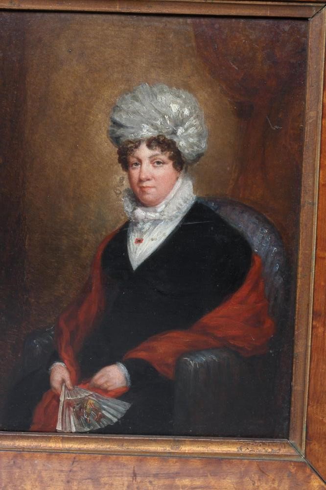 ENGLISH SCHOOL (19th Century) Portrait of Lt. Colonel Coleridge and his wife Frances Taylor, a pair, Image