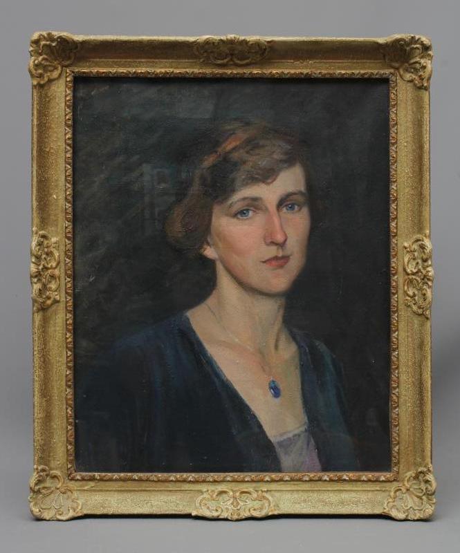ENGLISH SCHOOL (20th Century) Portrait of a lady Image
