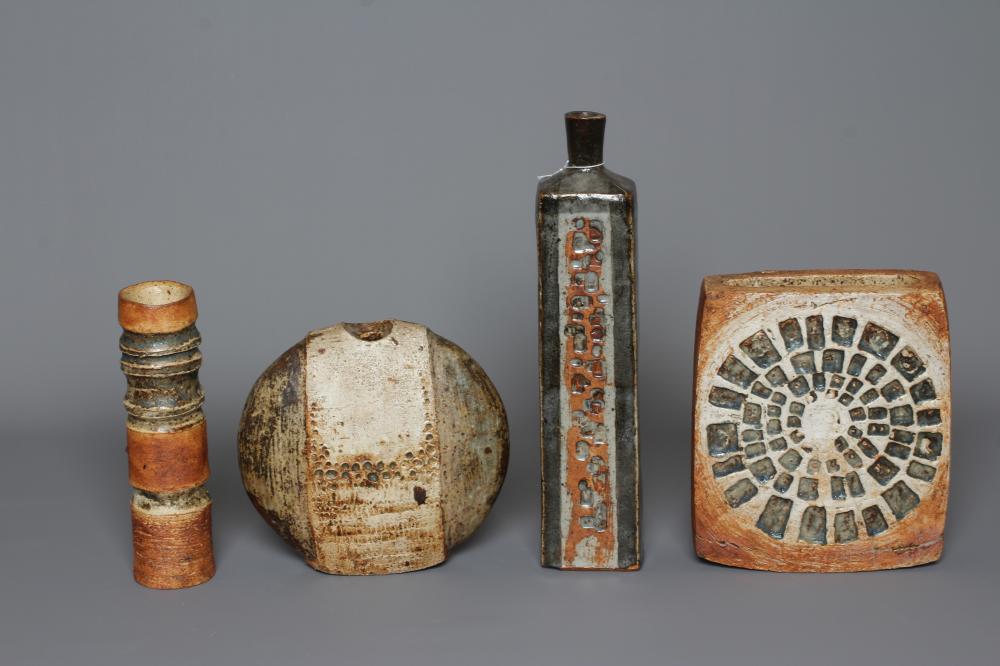 ALAN WALLWORK (1931-2019) THREE STONEWARE VASES Image