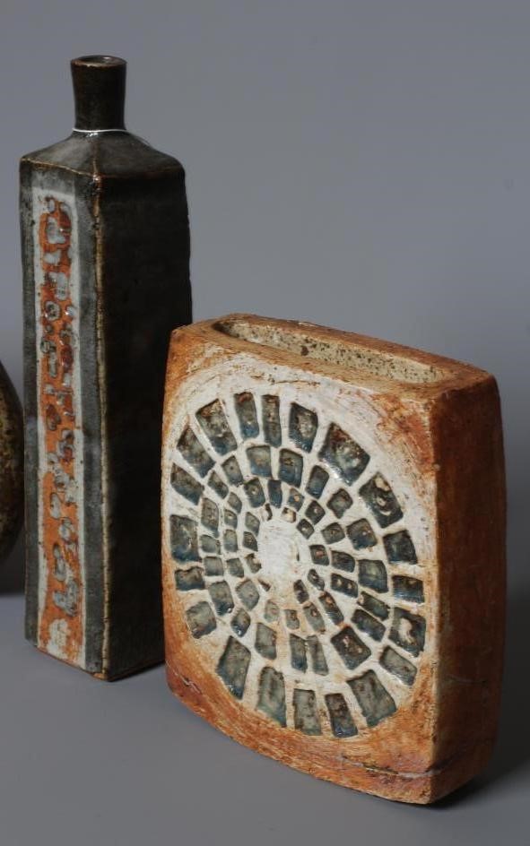 ALAN WALLWORK (1931-2019) THREE STONEWARE VASES Image
