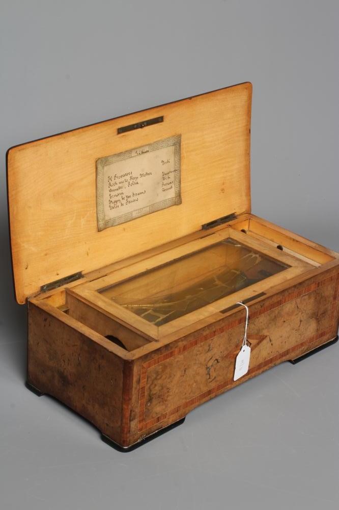 A SWISS MUSICAL BOX Image