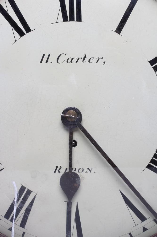 A MAHOGANY CASED WALL TIMEPIECE by Henry Carter Image