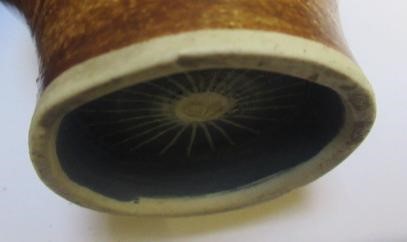 DAME LUCIE RIE DBE (1902-1995) A PORCELAIN VASE of cylindrical section with waisted neck and flared Image