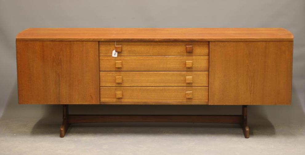A VANSON TEAK LONG SIDEBOARD Image