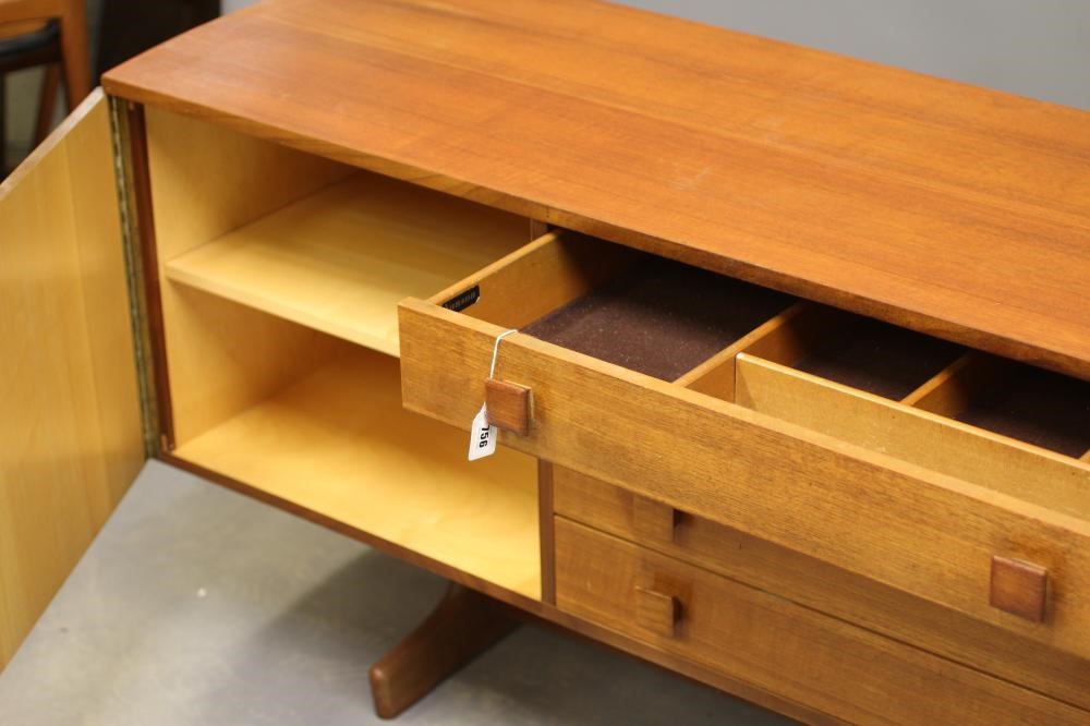 A VANSON TEAK LONG SIDEBOARD Image