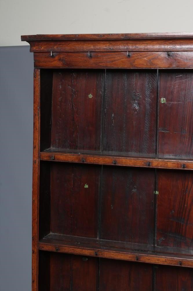 A LATE GEORGIAN OAK POT BOARD DRESSER Image