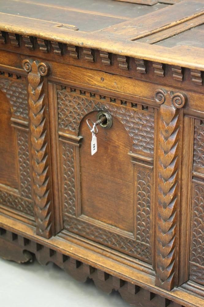 A NORTH EUROPEAN BOARDED CHEST Image