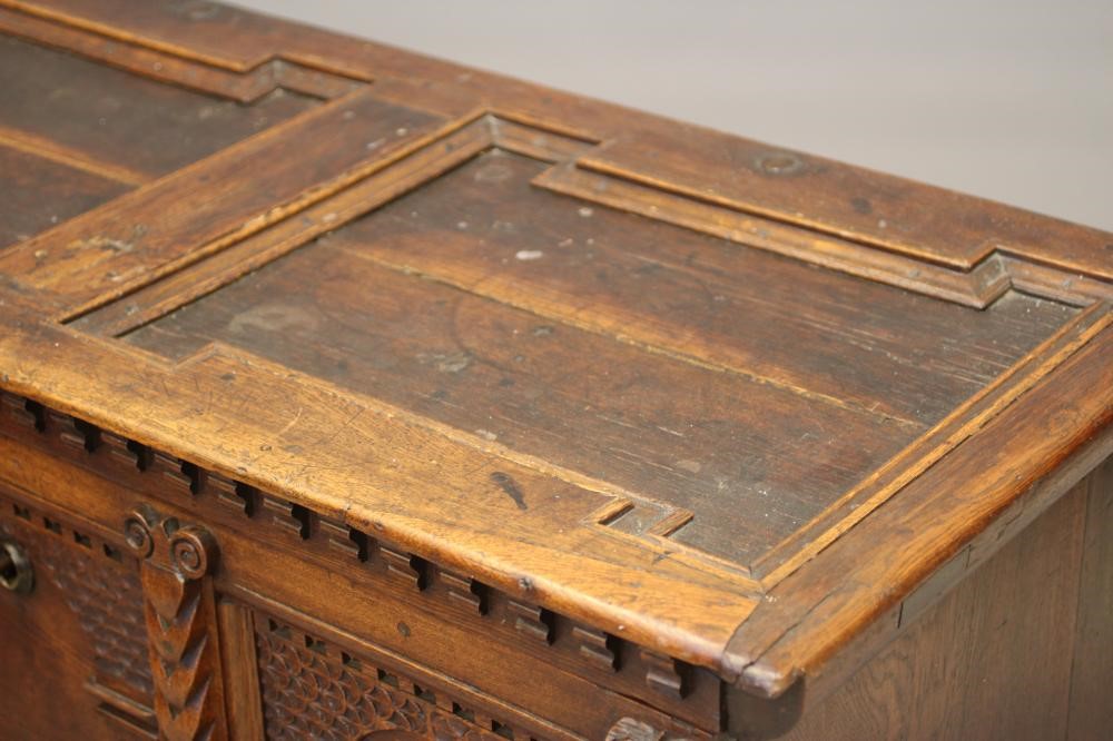 A NORTH EUROPEAN BOARDED CHEST Image