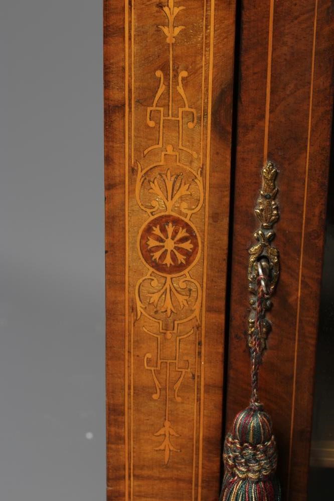 A SMALL VICTORIAN WALNUT PIER CABINET Image