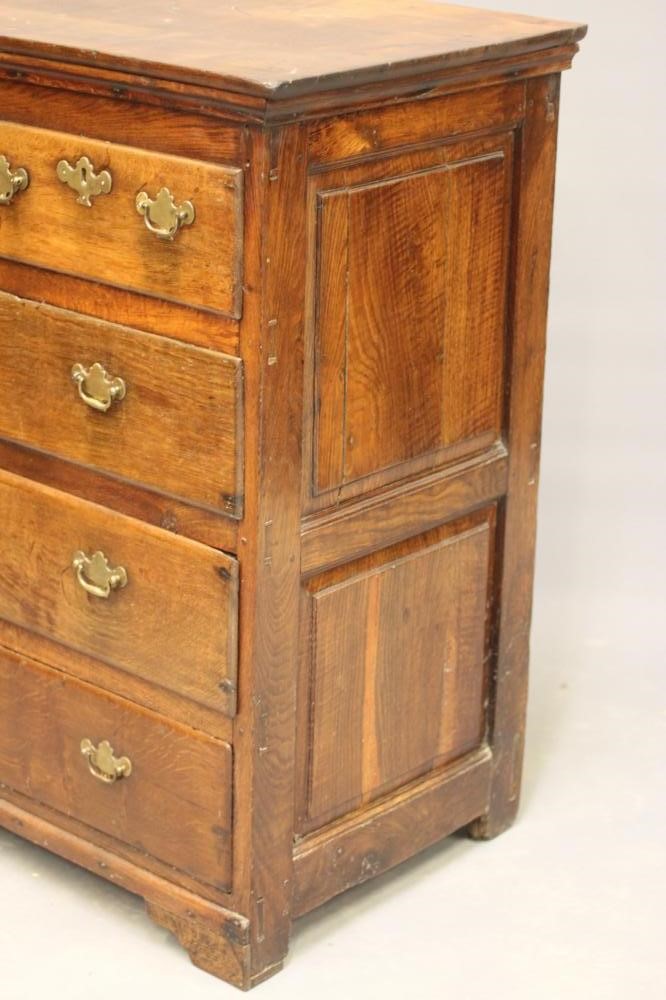 A JOINED OAK CHEST Image