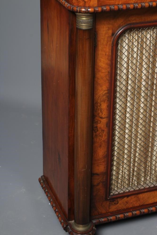 A VICTORIAN BURR WALNUT SIDE CABINET Image