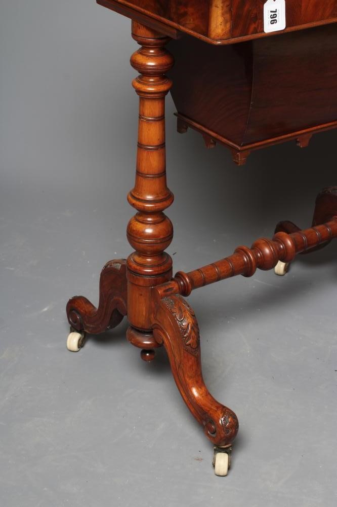 A VICTORIAN MAHOGANY WORK TABLE Image