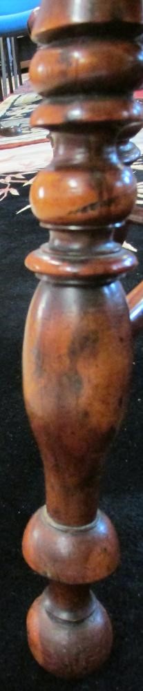 A PAIR OF SPLAT BACK YEW WINDSOR ARMCHAIRS Image