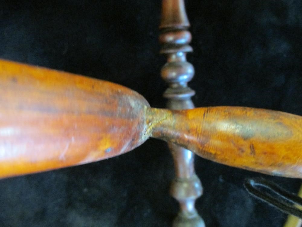 A PAIR OF SPLAT BACK YEW WINDSOR ARMCHAIRS Image