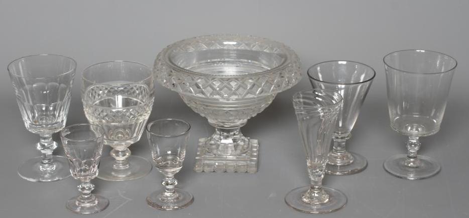 A COLLECTION OF GEORGIAN GLASS Image