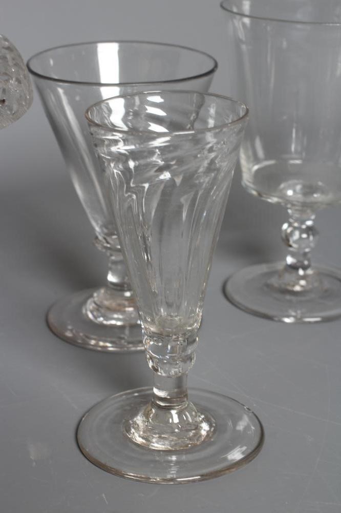 A COLLECTION OF GEORGIAN GLASS Image