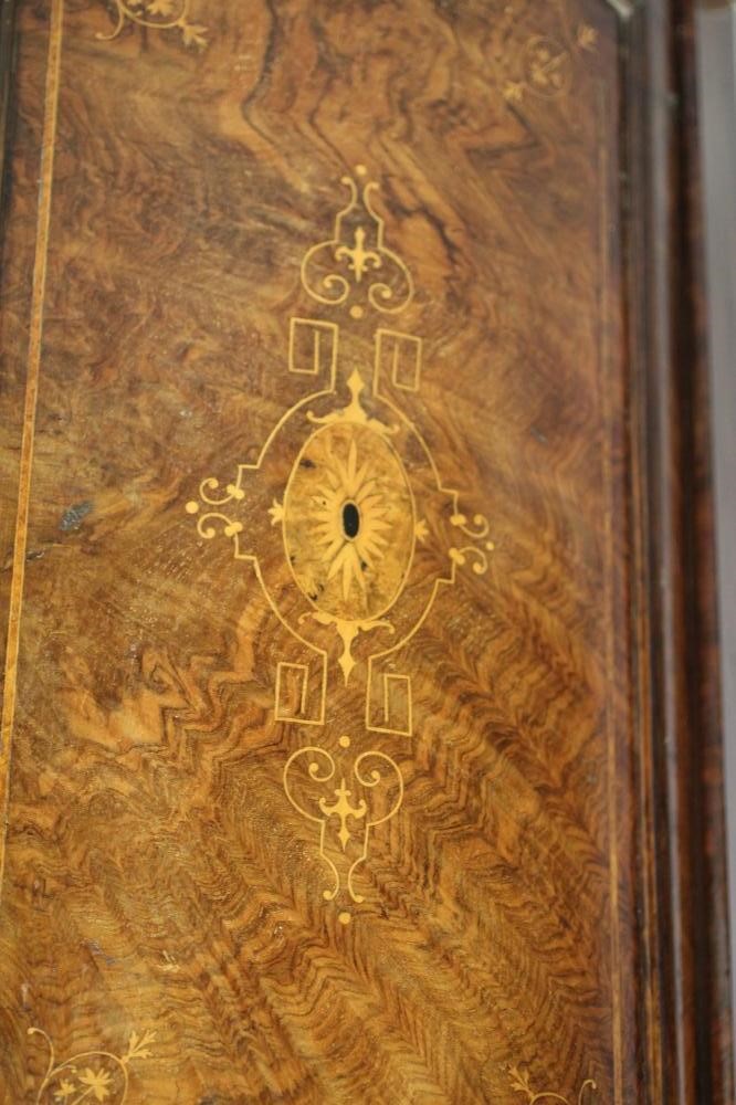 A VICTORIAN BURR WALNUT CREDENZA Image