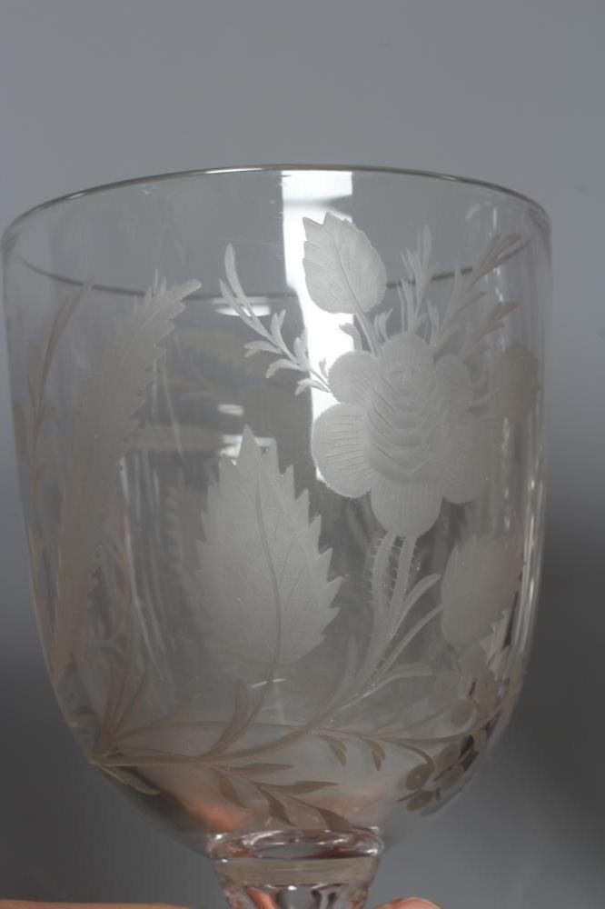 A BOHEMIAN RUBY FLASHED TABLE LUSTRE Image