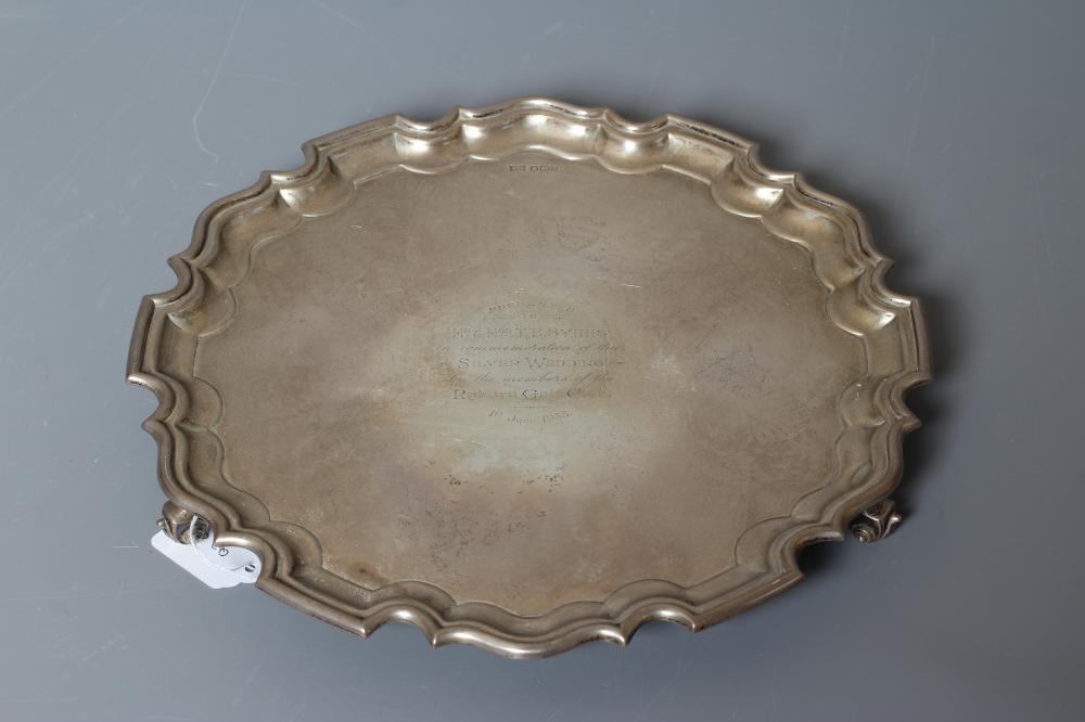 A SALVER by Walker & Hall Image