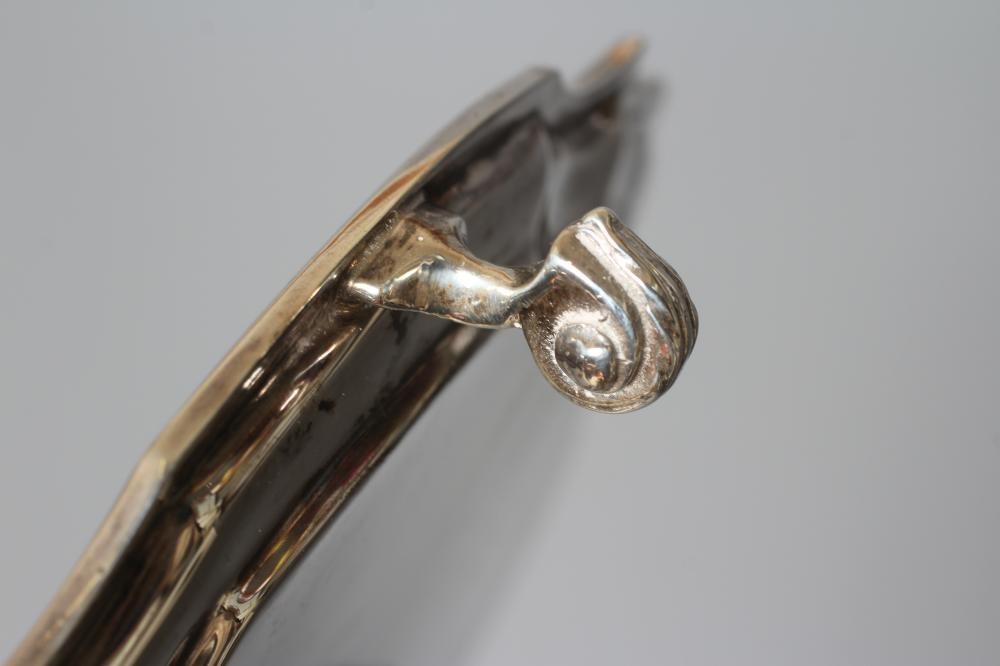 A SALVER by Laurence R Watson & Co., Sheffield 1989, of shaped circular form with pie-crust rim and Image