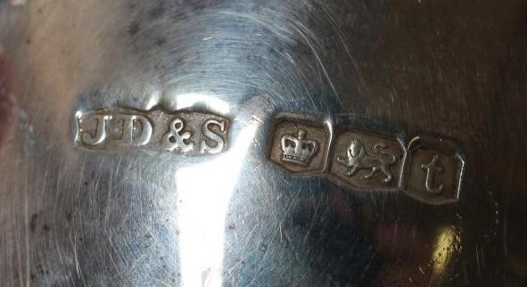 AN ART DECO OVAL SAUCEBOAT by James Dixon & Sons Ltd., Sheffield 1936, with plain circular handle on Image