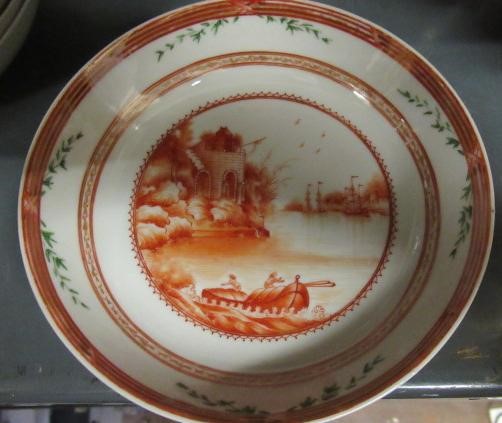 A CHINESE EXPORT PORCELAIN PART TEA SERVICE Image