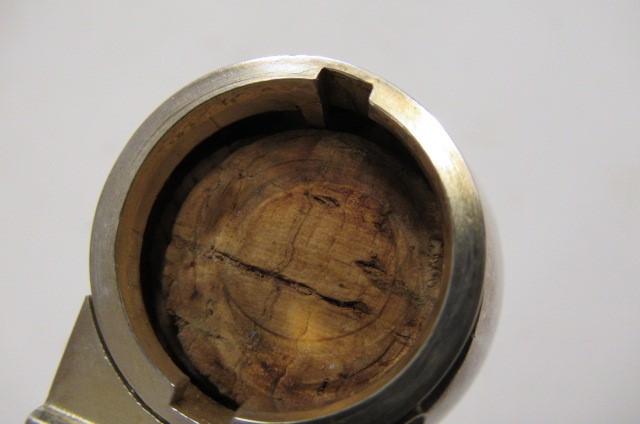 A LATE VICTORIAN SILVER HIP FLASK Image