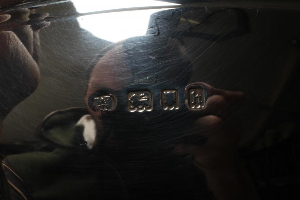 A SILVER FOUR PIECE TEA AND COFFEE SERVICE Image