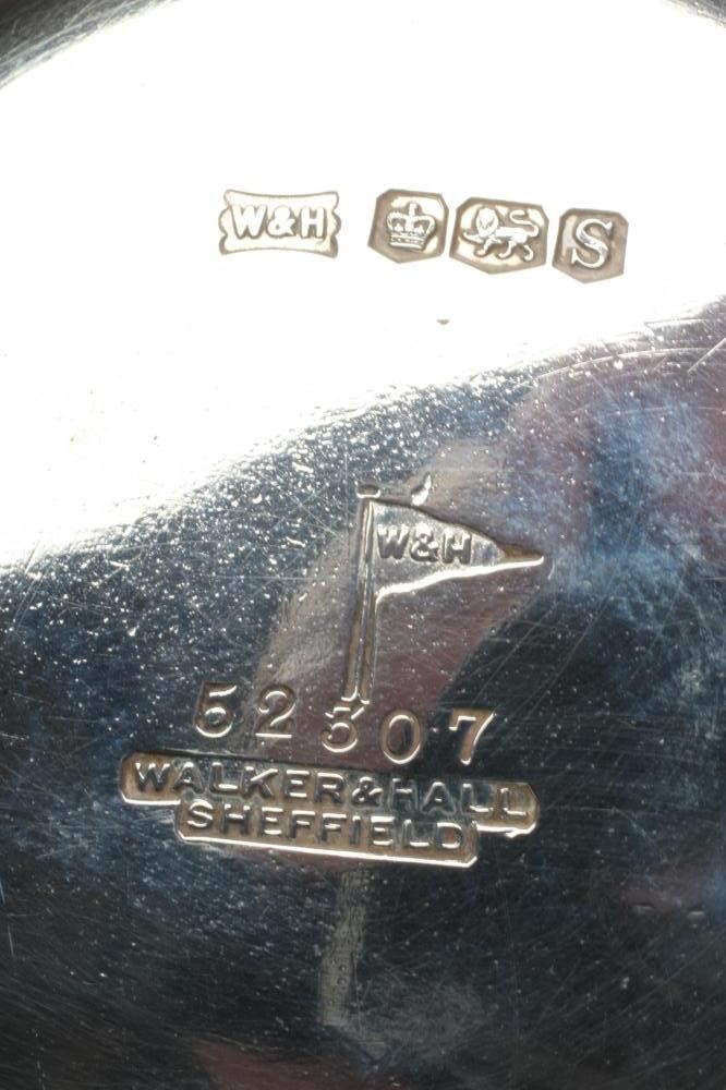 A SILVER FRUIT BOWL Image