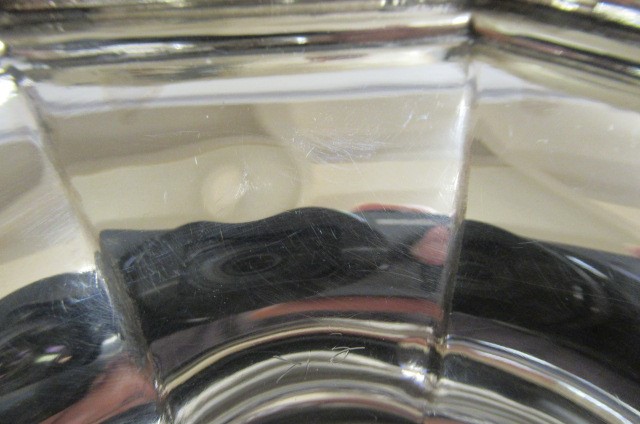 A SILVER PEDESTAL BOWL Image