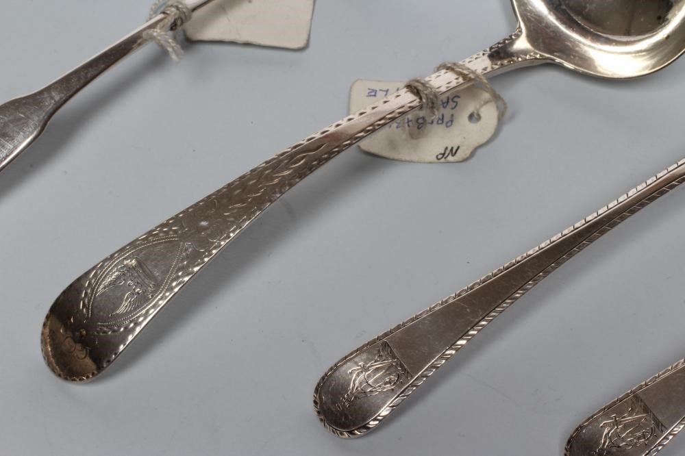 SIX GEORGE IV AND LATER SILVER LADLES Image