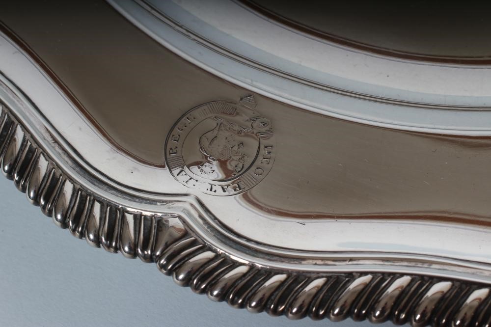 A GEORGE III SILVER PLATE Image