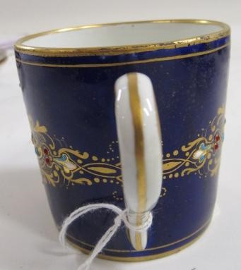 A FRENCH PORCELAIN CAN AND SAUCER Image