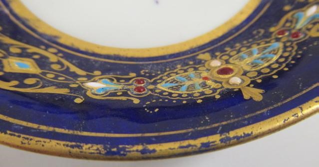 A FRENCH PORCELAIN CAN AND SAUCER Image