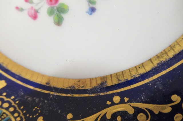 A FRENCH PORCELAIN CAN AND SAUCER Image