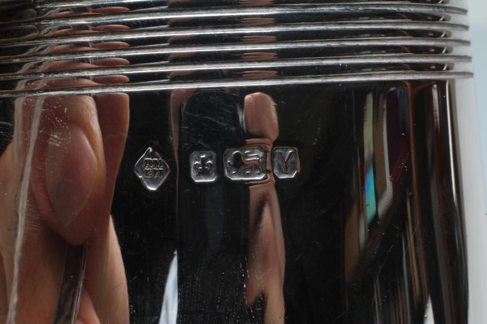 A LATE VICTORIAN SILVER CHRISTENING MUG Image