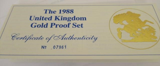 AN ELIZABETH II GOLD PROOF COLLECTION Image