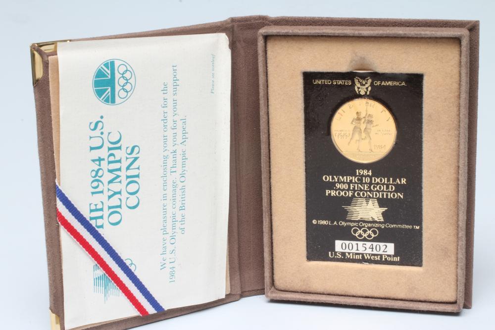 A 1984 OLYMPIC PROOF GOLD  Image