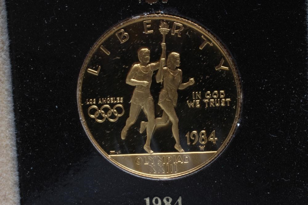 A 1984 OLYMPIC PROOF GOLD  Image