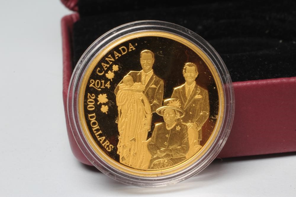 AN ELIZABETH II CANADIAN "ROYAL GENERATIONS" GOLD PROOF  Image