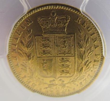 A VICTORIA SHIELD BACK SOVEREIGN Image