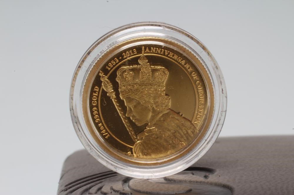 AN ELIZABETH II "60TH ANNIVERSARY OF THE CORONATION 1953" AUSTRALIAN GOLD  Image