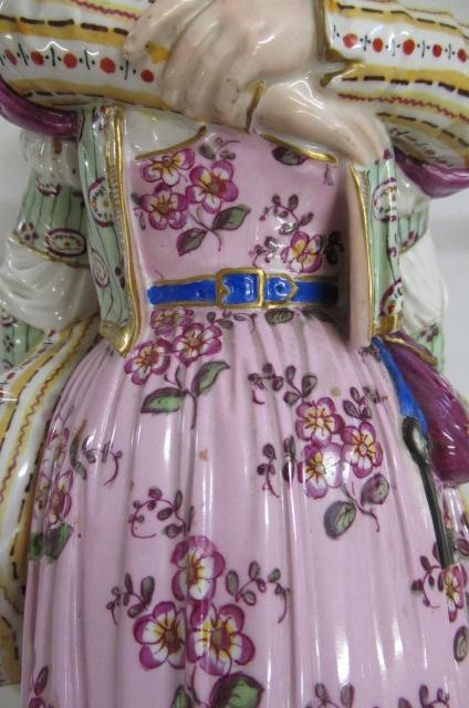 A LARGE GERMAN PORCELAIN "WOMAN OF WEINSBERG" FIGURE Image