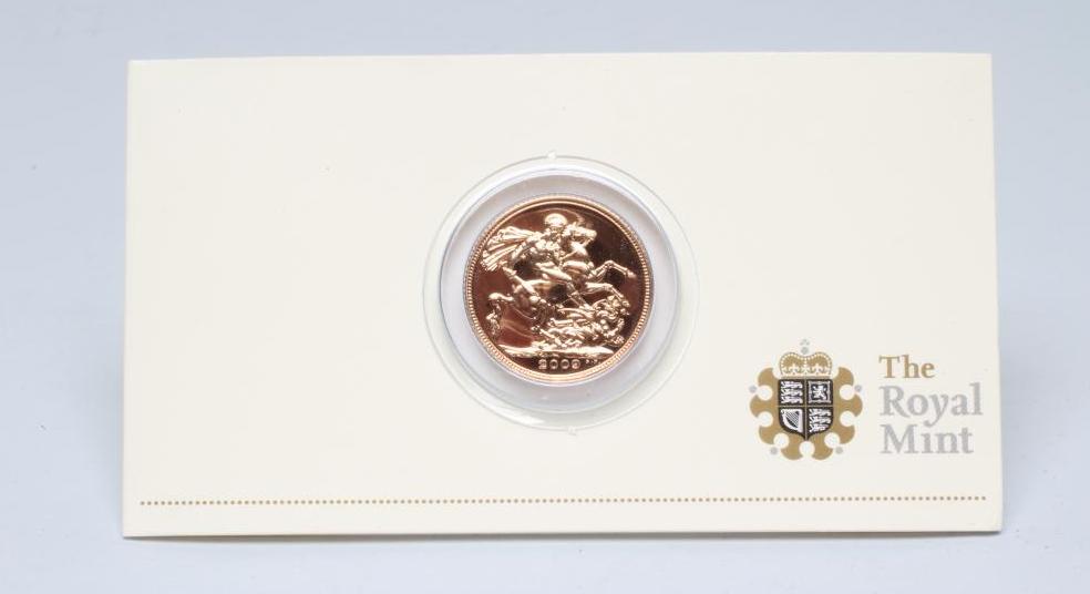 AN ELIZABETH II PROOF SOVEREIGN Image