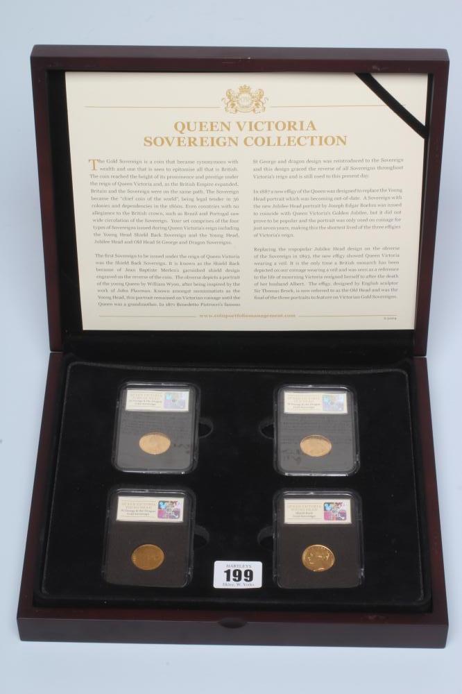 A "QUEEN VICTORIA SOVEREIGN COLLECTION" comprising 1863 YH Image