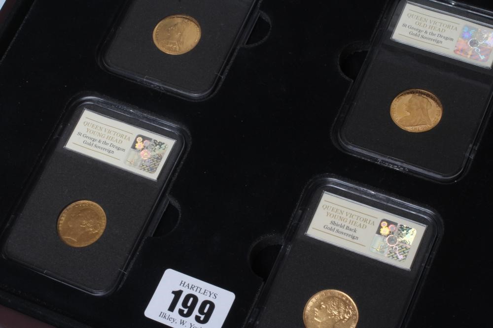 A "QUEEN VICTORIA SOVEREIGN COLLECTION" comprising 1863 YH Image