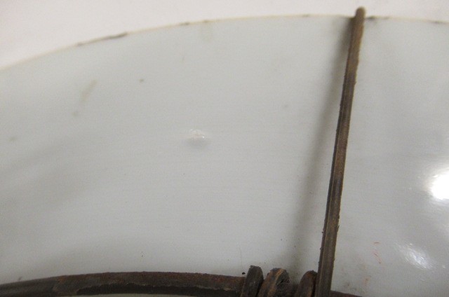 A PAIR OF CHINESE PORCELAIN CHARGERS of plain circular form Image