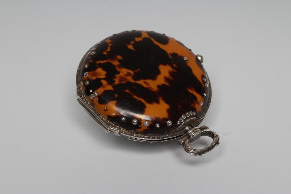 A VICTORIAN TURKISH MARKET TRIPLE CASED VERGE POCKET WATCH Image