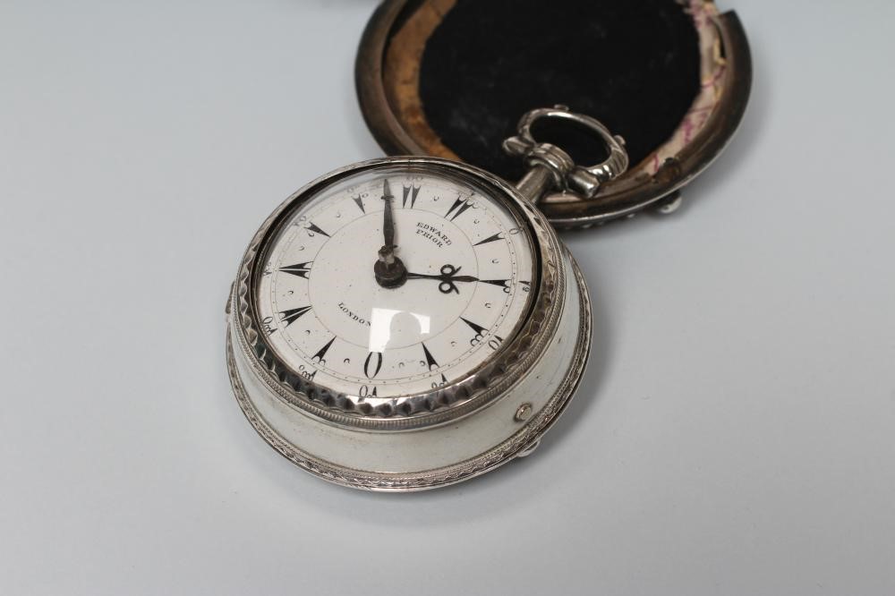 A VICTORIAN TURKISH MARKET TRIPLE CASED VERGE POCKET WATCH Image